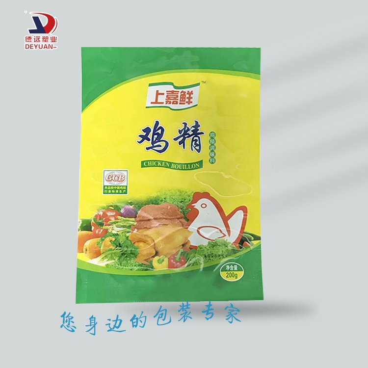 鸡精三边封自立袋