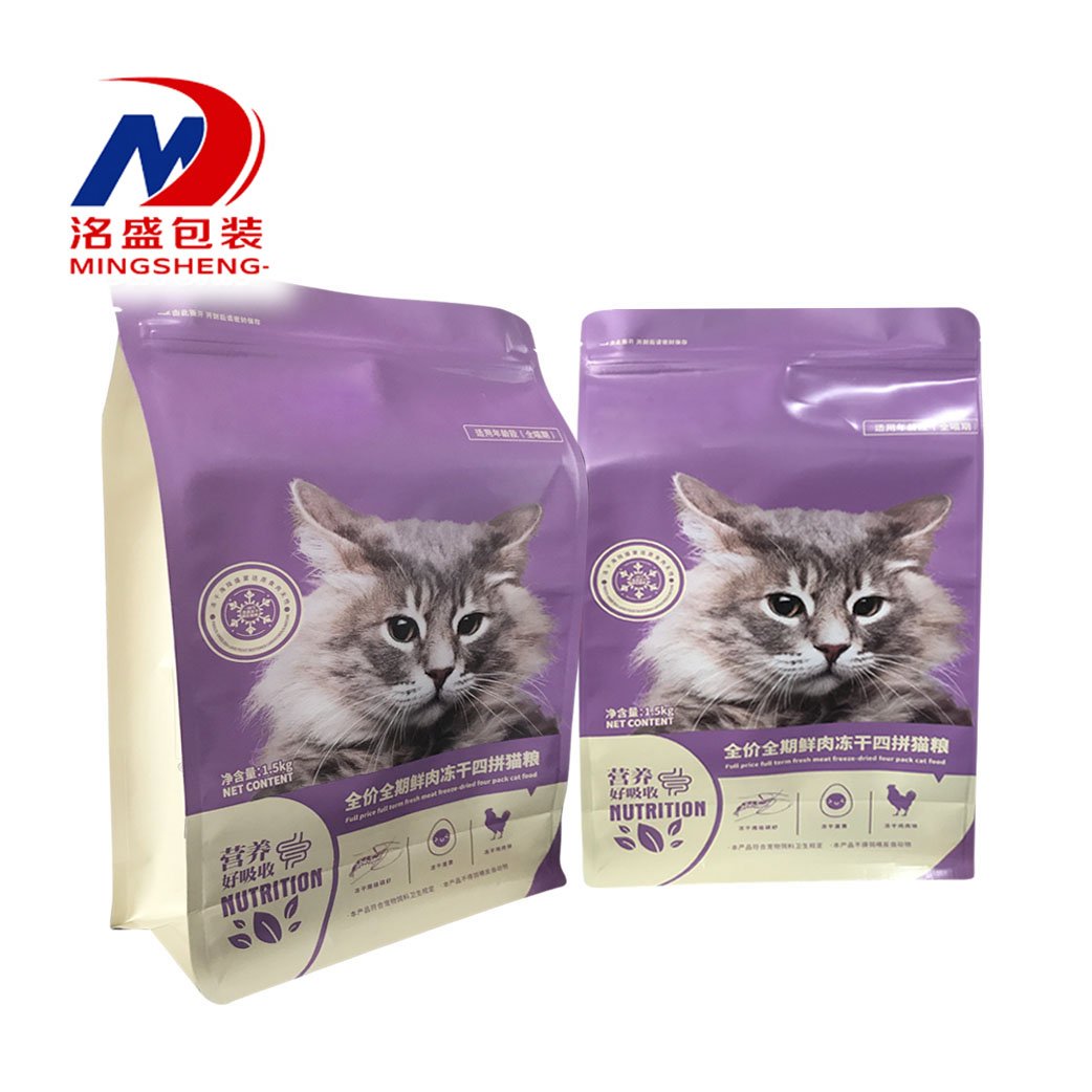 全价全期鲜肉冻干四饼猫粮袋