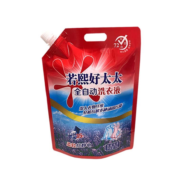 洗衣液吸嘴包装袋